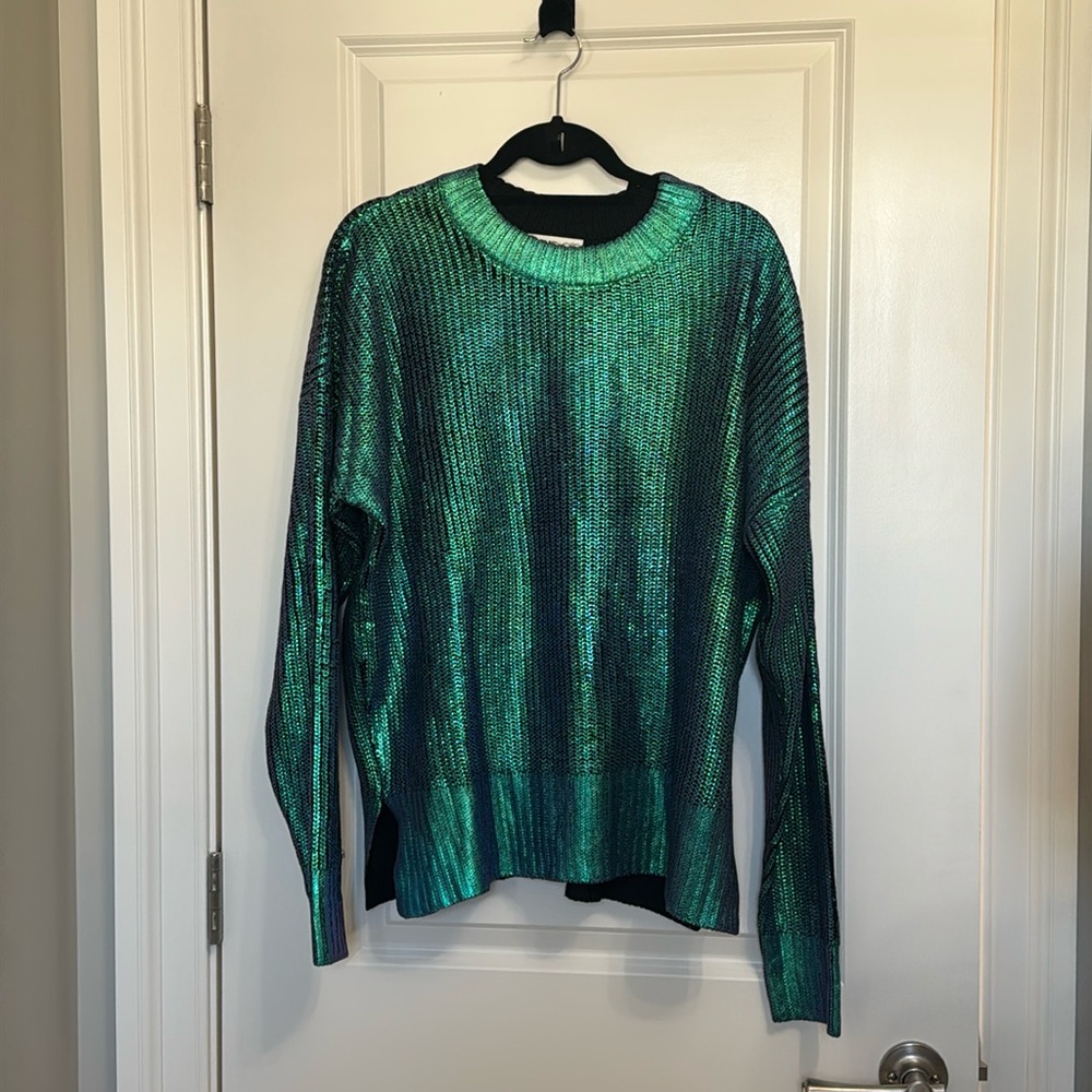 Beach Riot Iridescent Sweater Small